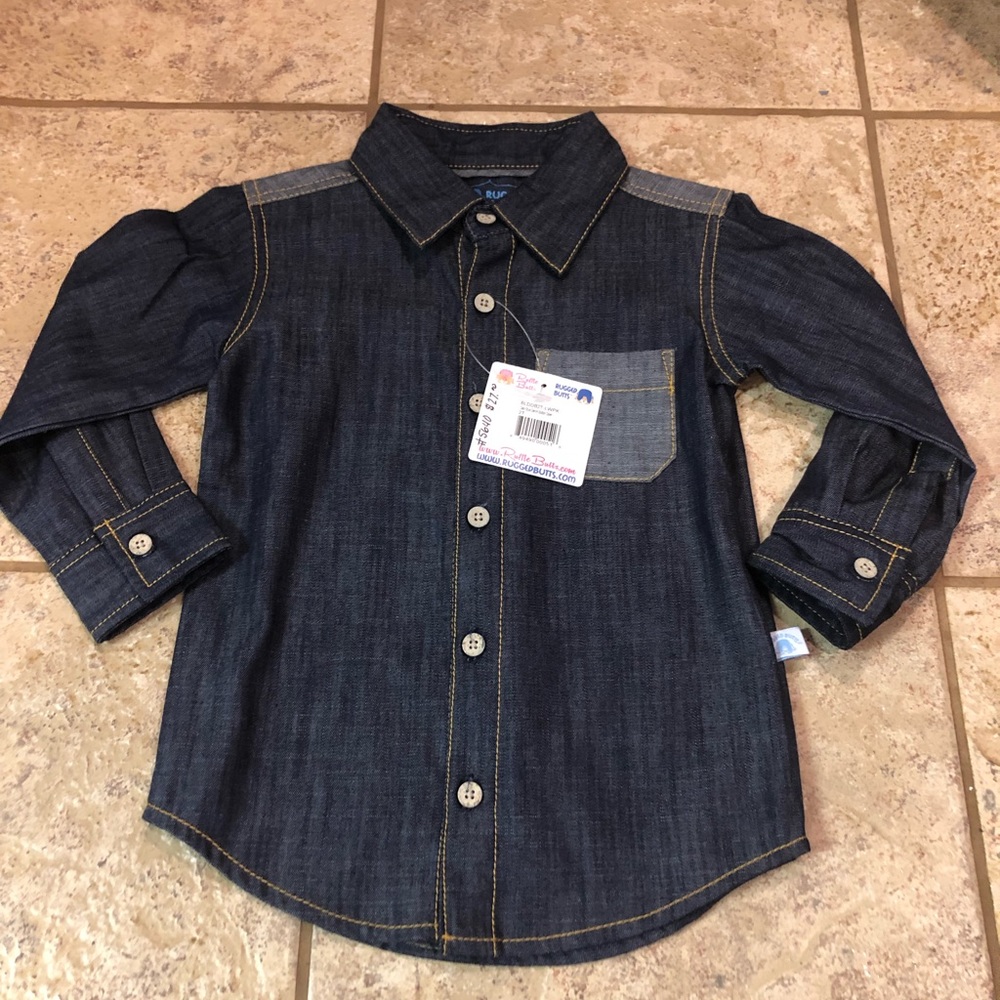 Rugged Butts Boys Button Down Shirt